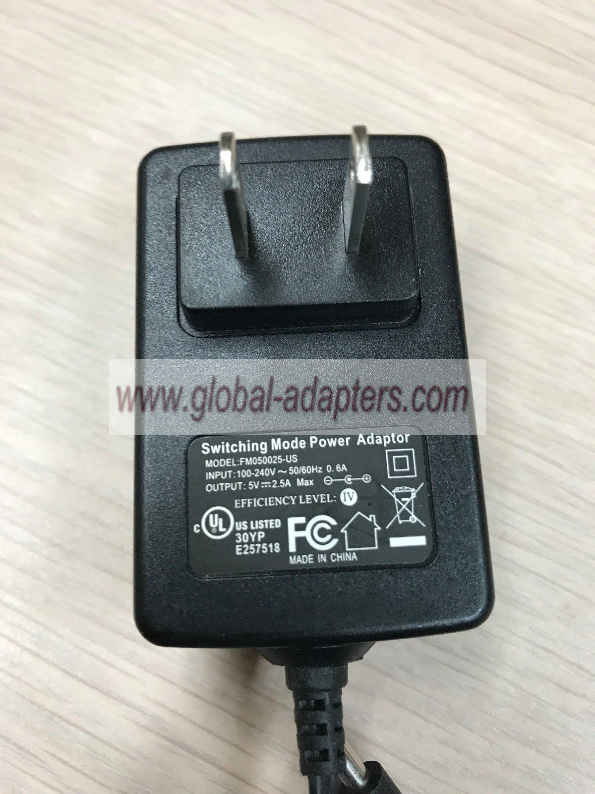 New 5V 6A FM050025-US AC Power Supply Adapter Charger